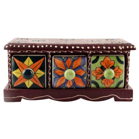 Spice Box-1417 Masala Rack Container Gift Item